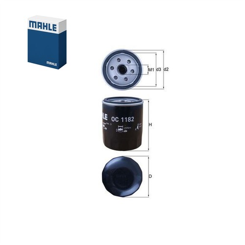 Mahle engine oil filter fits - engine,